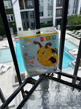 Yellow Bee Swim Ring - Kids' Animal Float